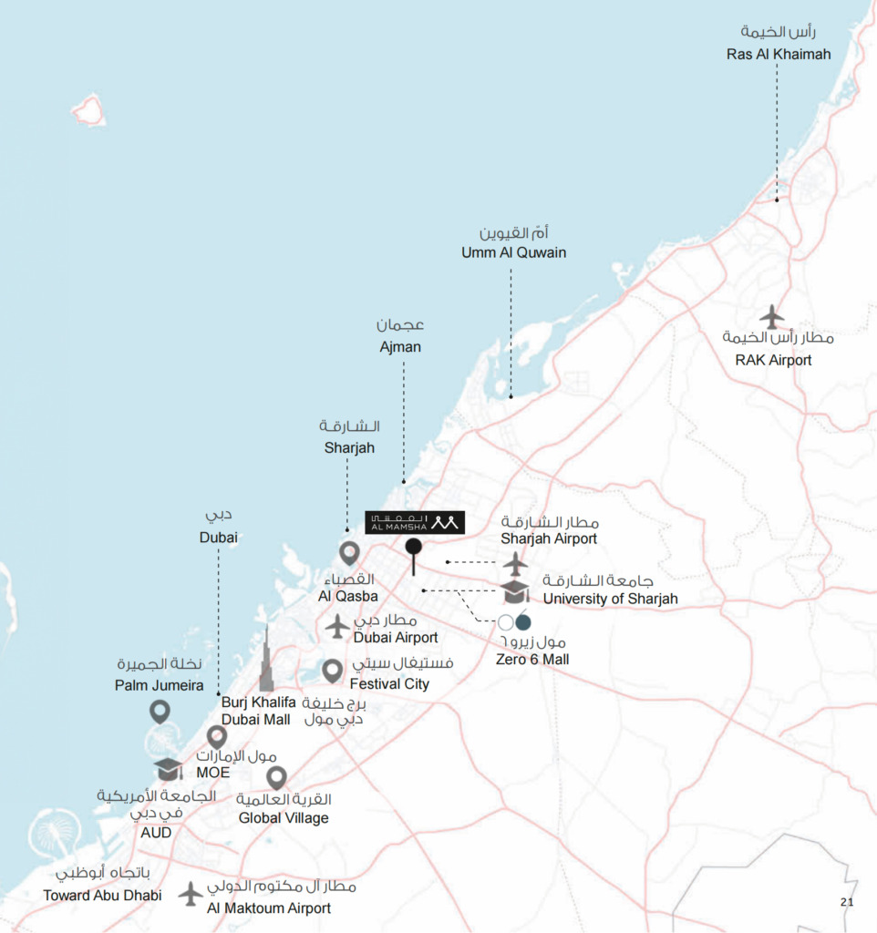 Al Mamsha 9 locationmamsha